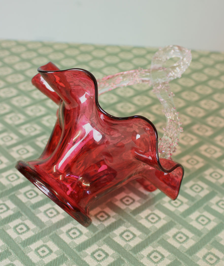 Antique Cranberry Glass,