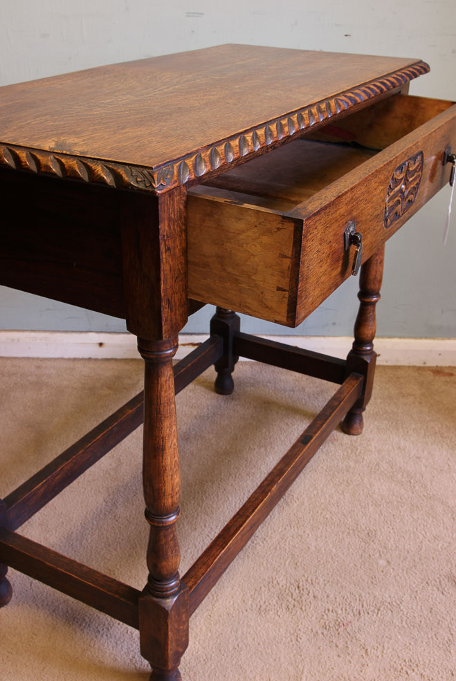 Antique Oak Side Table
