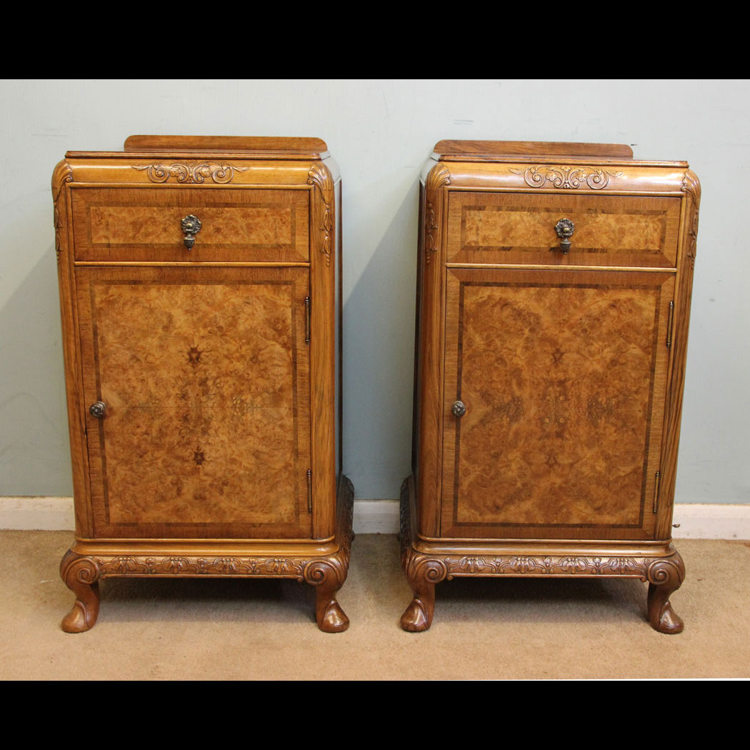Pair Antique Bedside Tables