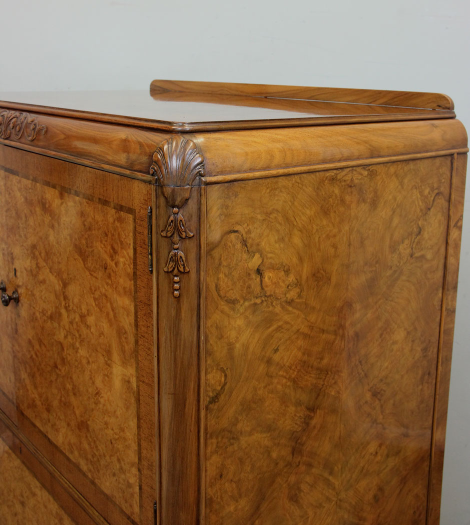 Antique Burr Walnut Tallboy