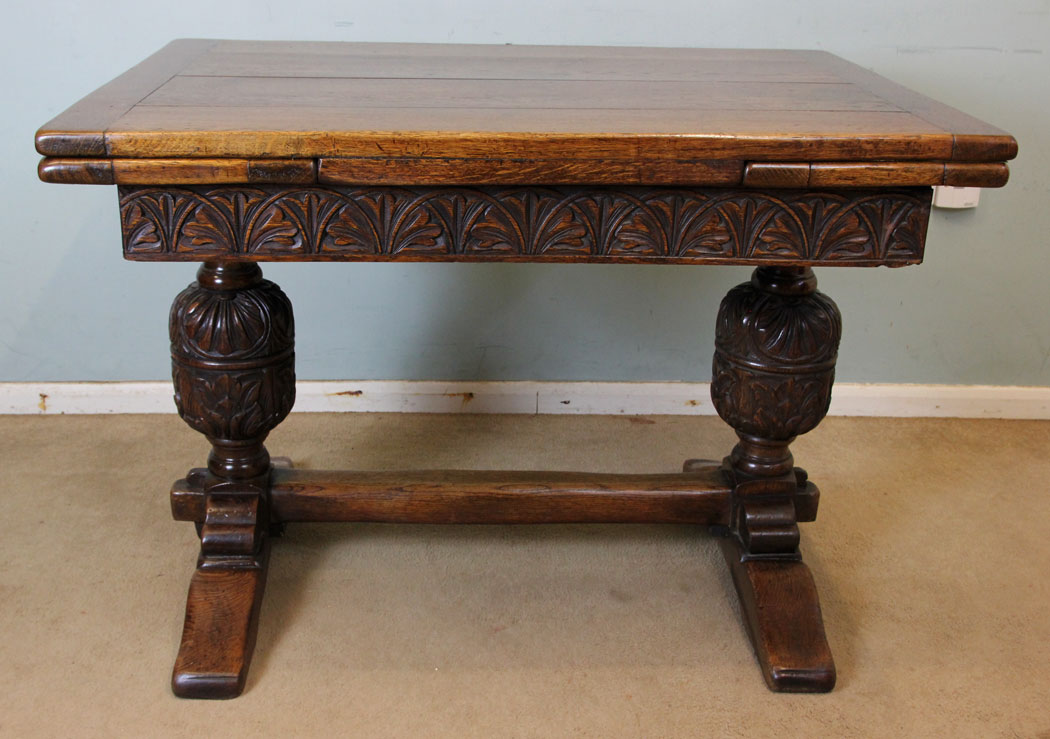 Oak Antique Draw Leaf Table,
