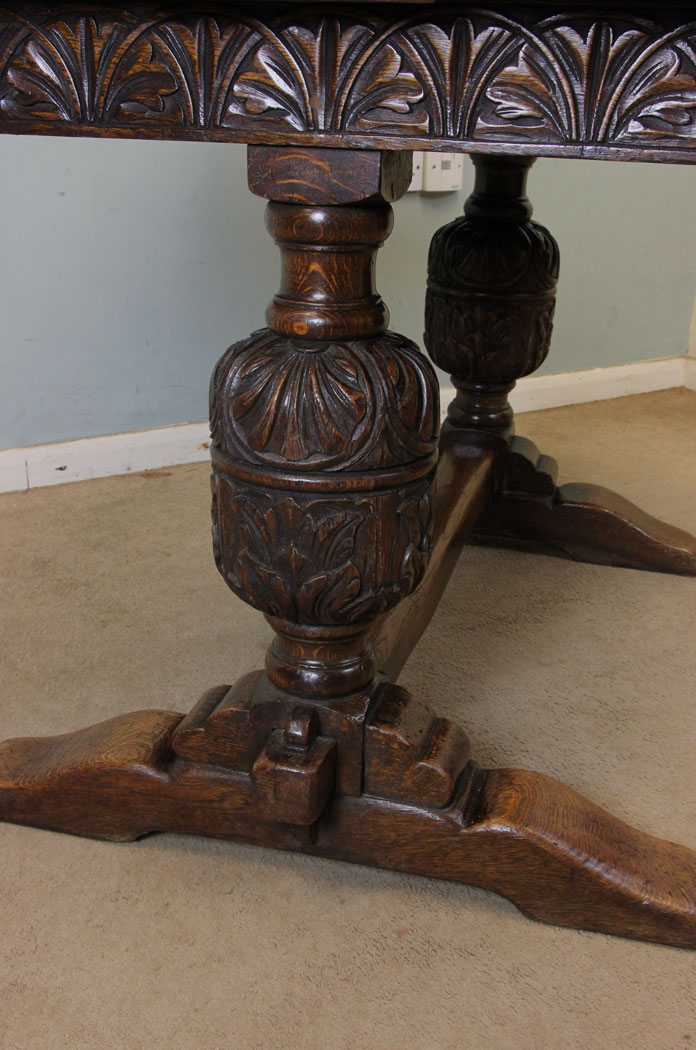 Antique Draw Leaf Dining Table,