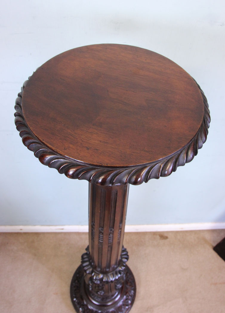 Antique Mahogany Display Stand,