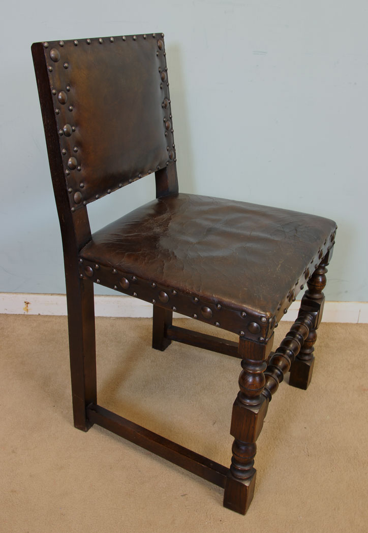 Antique Set Eight Oak Dining Chairs, Antique Shop,