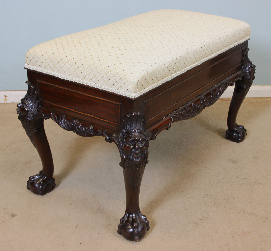 Mahogany Antique Window Seat,