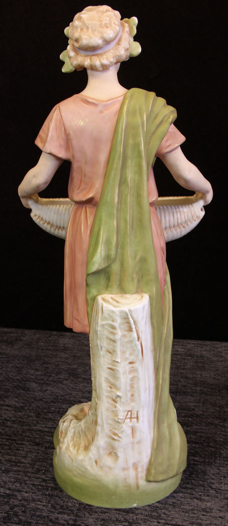 11608r14 Pair Antique Royal Dux Figures,