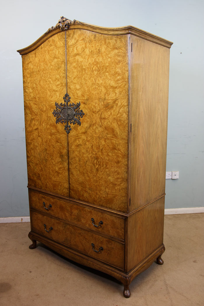 Antique Walnut Wardrobe.
