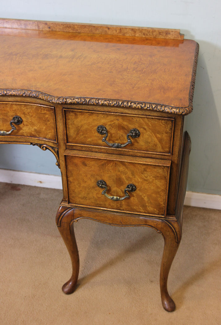 Antique Burr Walnut Dressing Table,