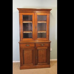 Two Door Cupboard Bookcase.