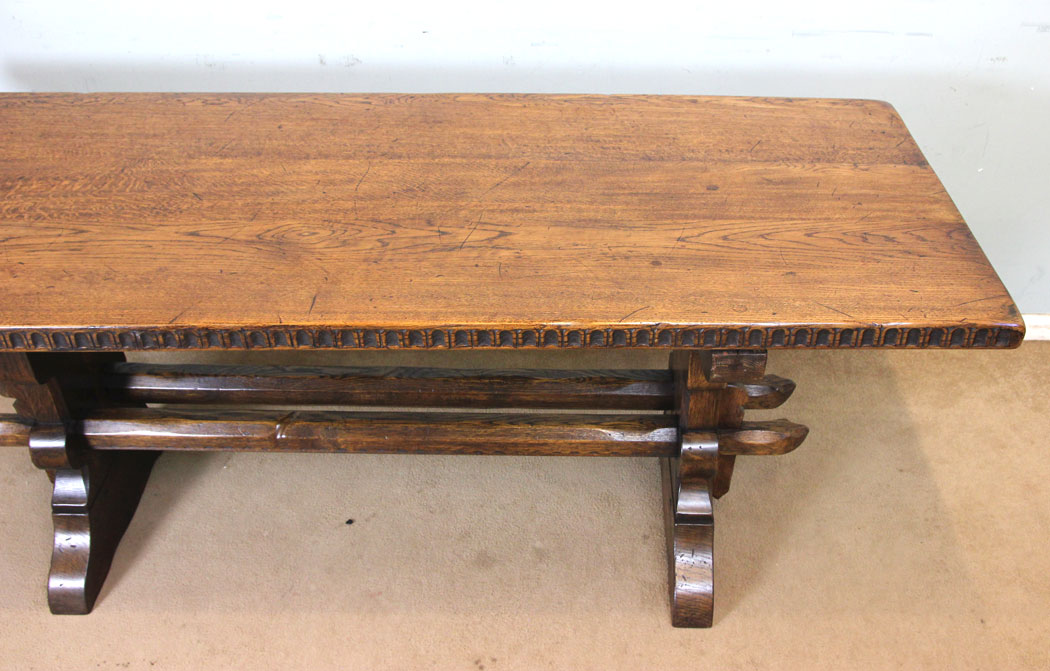 Antique Oak Kitchen Table,
