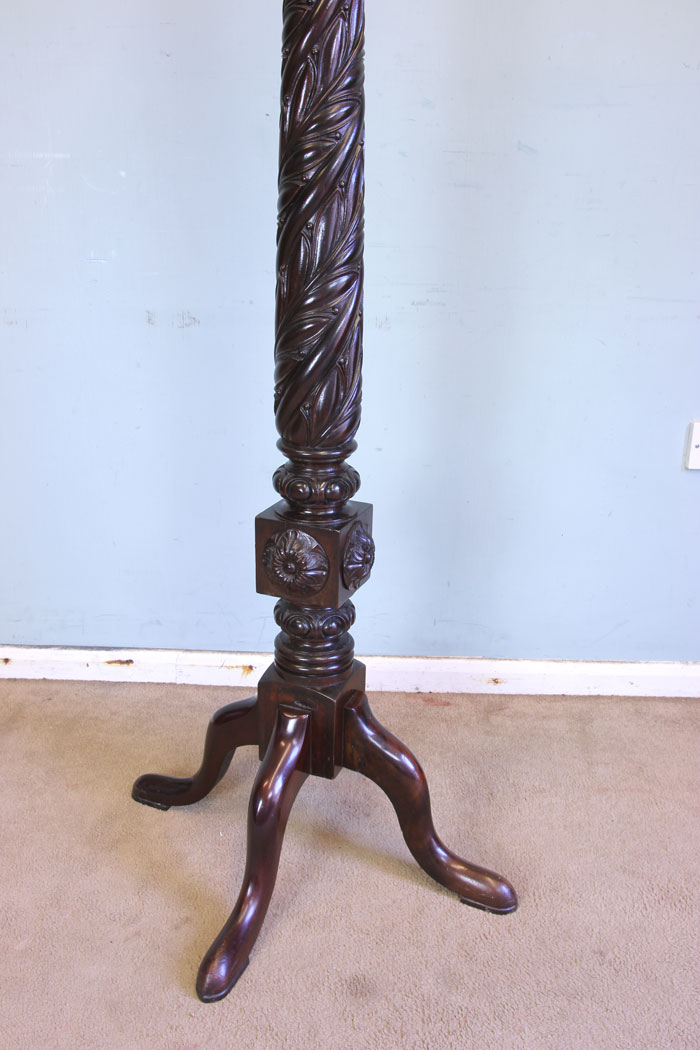 Antique Mahogany Plant Stand,