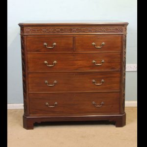 Antique Chippendale Style Mahogany Chest of Drawers