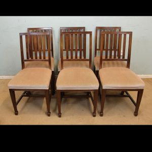 Antique Set of Six Mahogany Dining Chairs