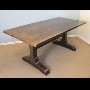 Antique Oak Refectory Farmhouse Table