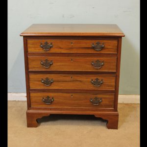 Small Walnut Chest of Drawers