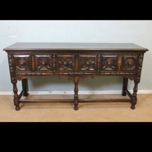 Antique Oak Sideboard Dresser Base