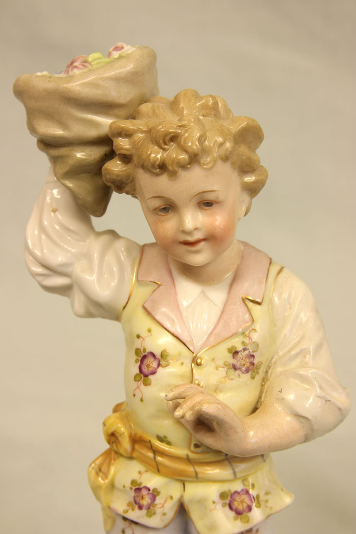 11480r6 Royal Berlin Month Figurine, Antique Royal Berlin Month Figurine of Young Boy