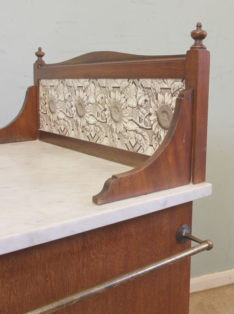 11513r6 Antique Mahogany Wash Stand, Heal & Son London,