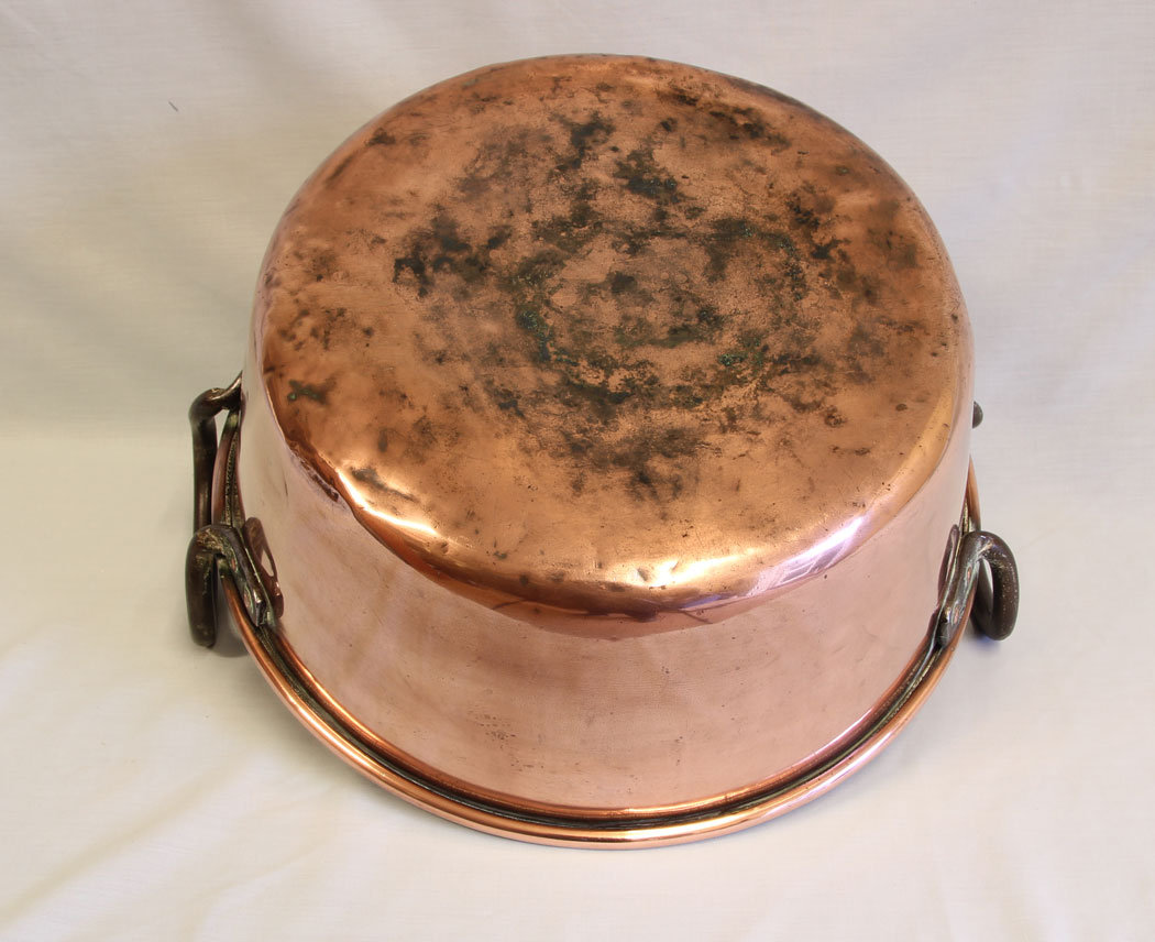 11523r5 Antique Victorian Copper Pan,