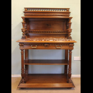 Antique Victorian Walnut French Buffet