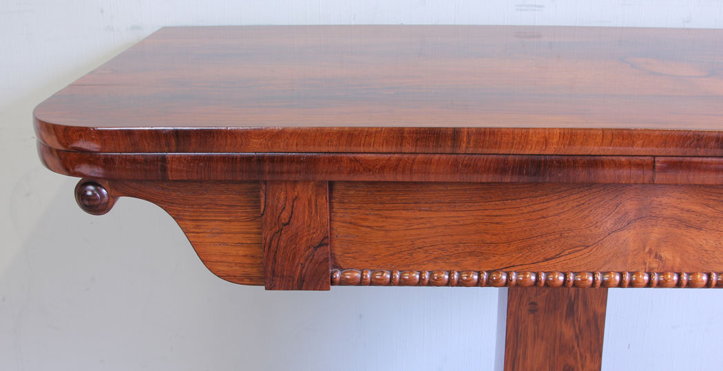 11587r13 Antique Rosewood Side Table Card Games Table,