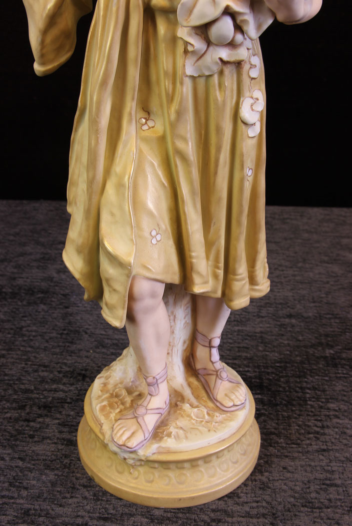 11614r010 Large Pair Antique Royal Dux Figures,