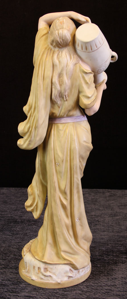 11614r7 Large Pair Antique Royal Dux Figures,