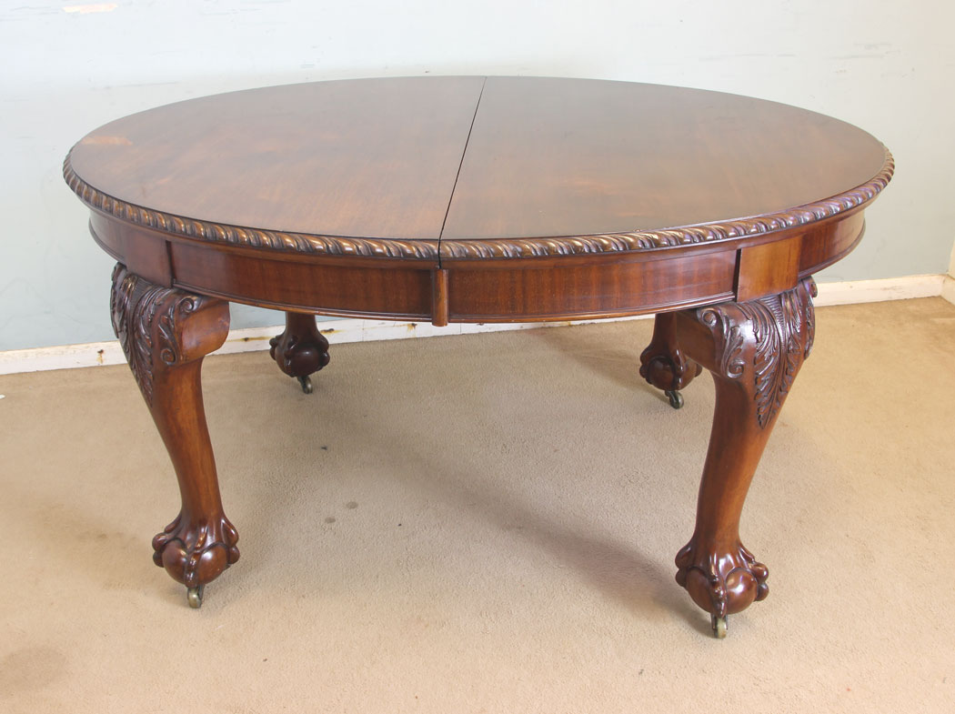 11649r3 Antique Mahogany Extending Table Eight to Ten Seater,