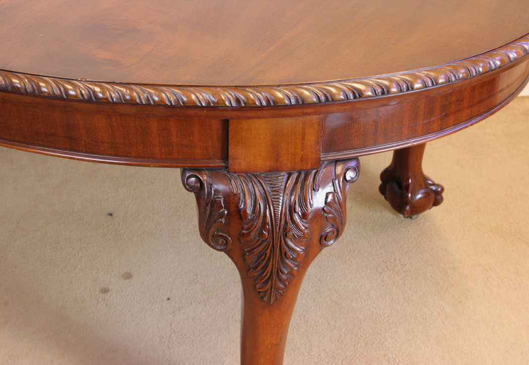 11649r6 Antique Mahogany Extending Table Eight to Ten Seater,
