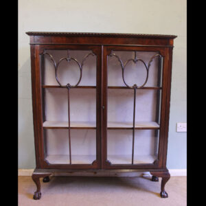 Antique Mahogany Glazed Display Cabinet