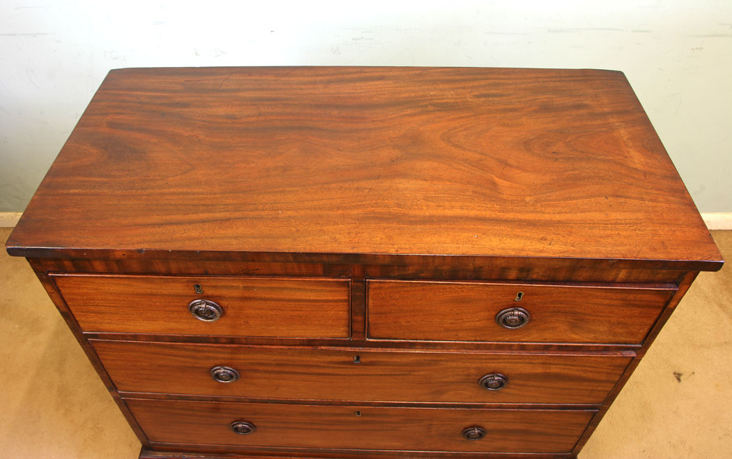 11674r4 Antique 19th Century Mahogany Chest of Drawers,