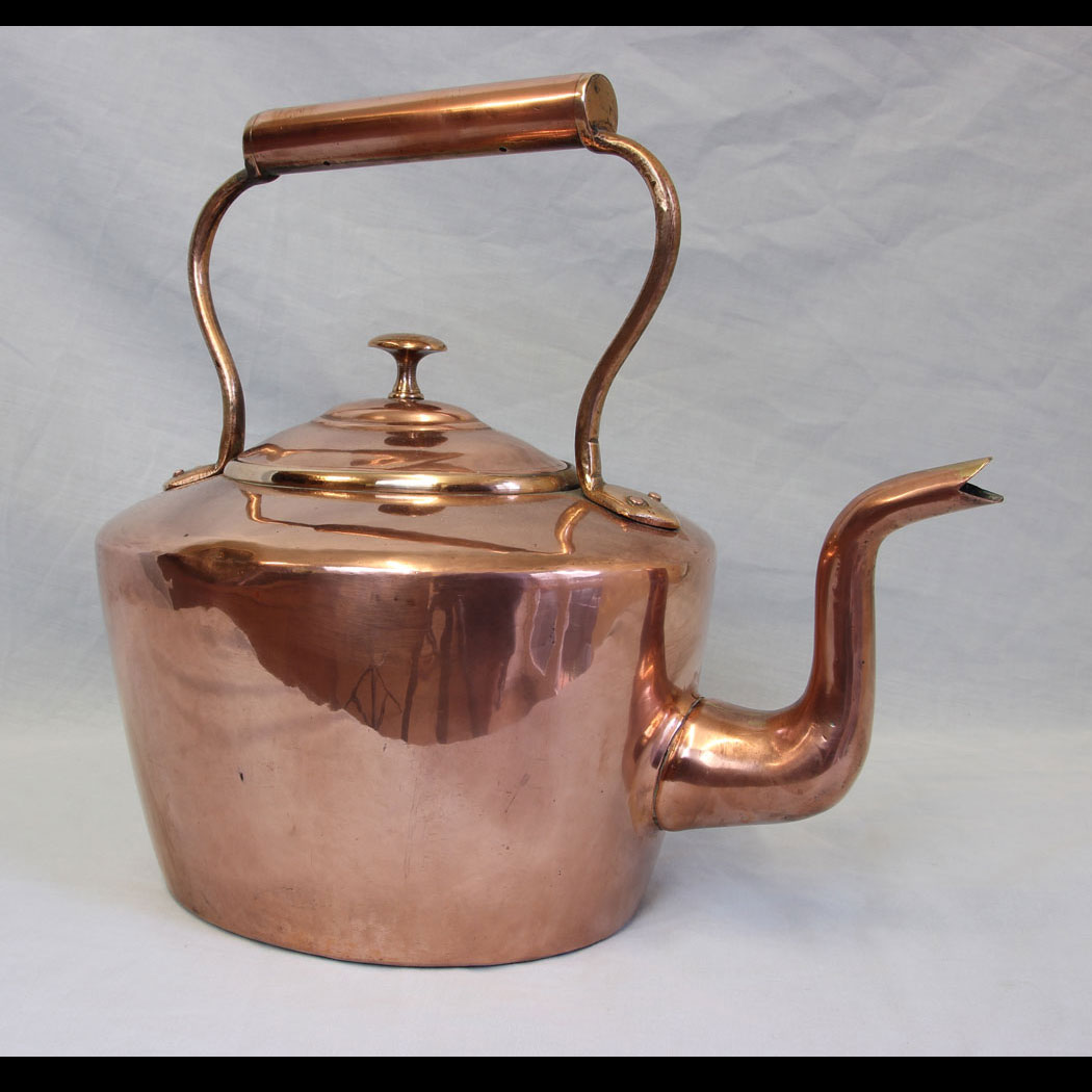 11757r01-Antique-Copper-Kettle,- Antique Copper Kettle