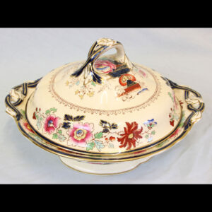 Antique Masons 19th Century Tureen & Cover