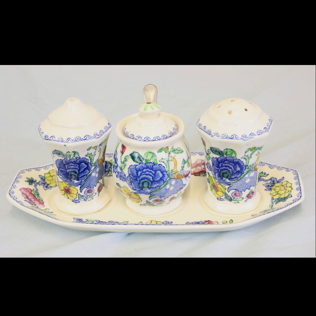 11817r01-Masons-Ironstone-Regency-Cruet,- Masons Ironstone Regency Cruet