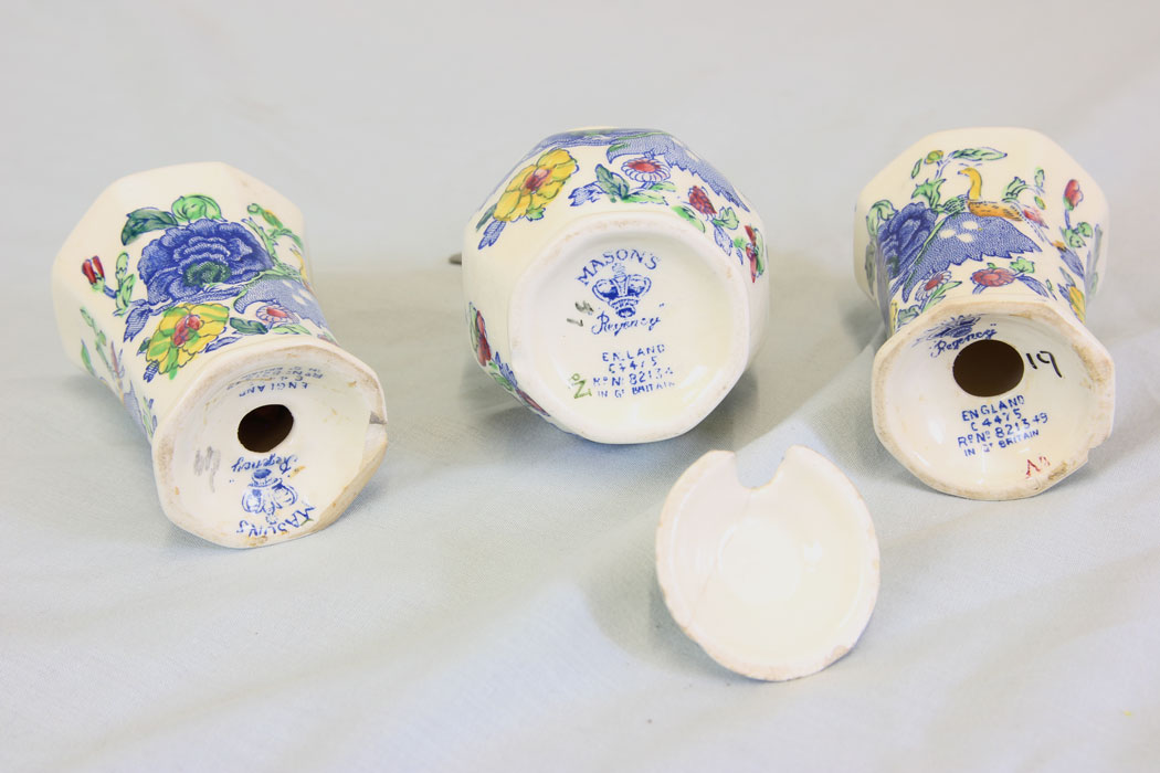 11817r9 Masons Ironstone Regency Cruet,