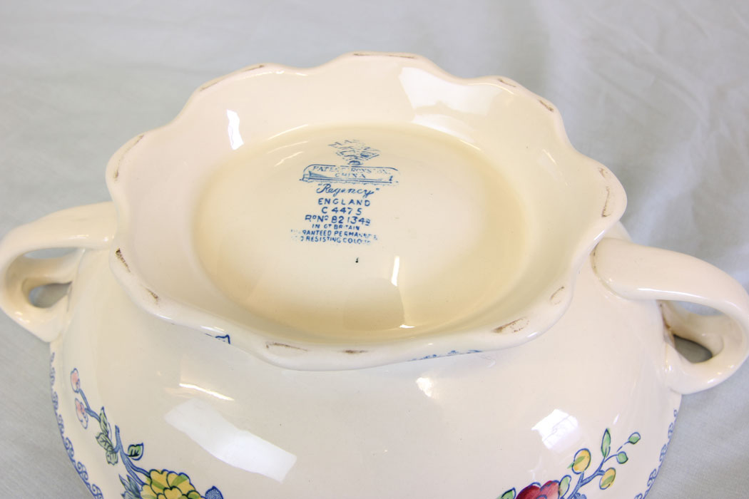 11818r8 Masons Ironstone Regency Oval Vegetable Tureen,