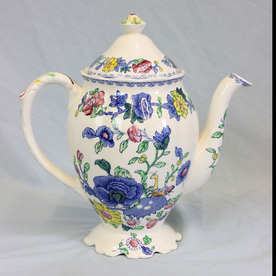 11819r01-Large-Masons-Regency-Vintage-Coffee-Pot,-- Large Masons Regency Vintage Coffee Pot