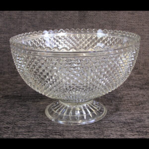Antique Pressed Glass Fruit Bowl