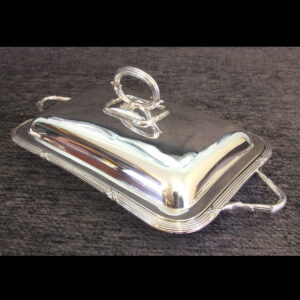 Antique Elkington 3 Piece Silver Plated Warming Tureen