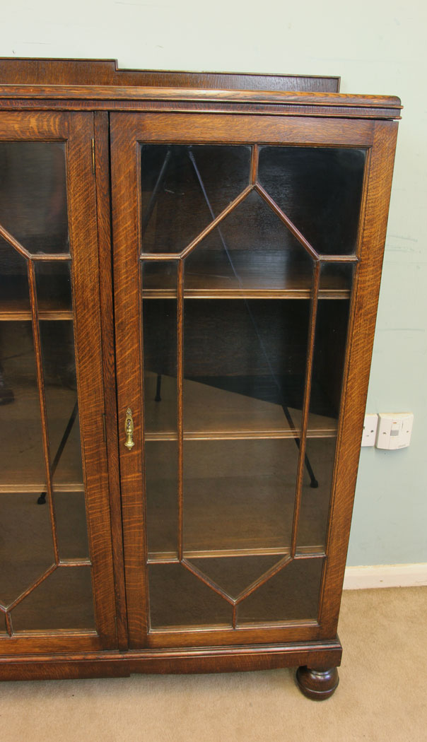 11878r5 Antique Oak Bookcase,