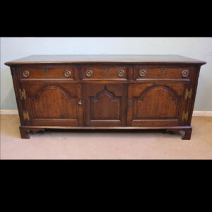 Antique Oak Sideboard Dresser Base