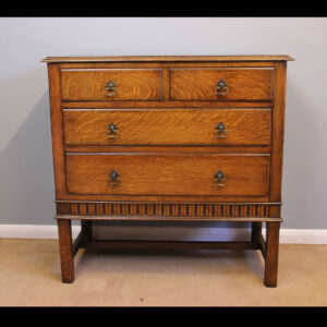 Antique Small Oak Chest Drawers
