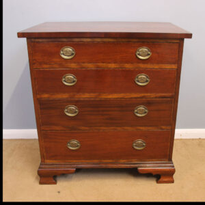 Antique Georgian Style Small Mahogany Chest of Drawers,