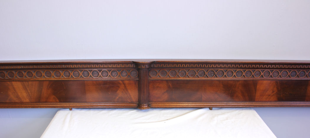 11941r2 Antique Mahogany Decorative Pediment,