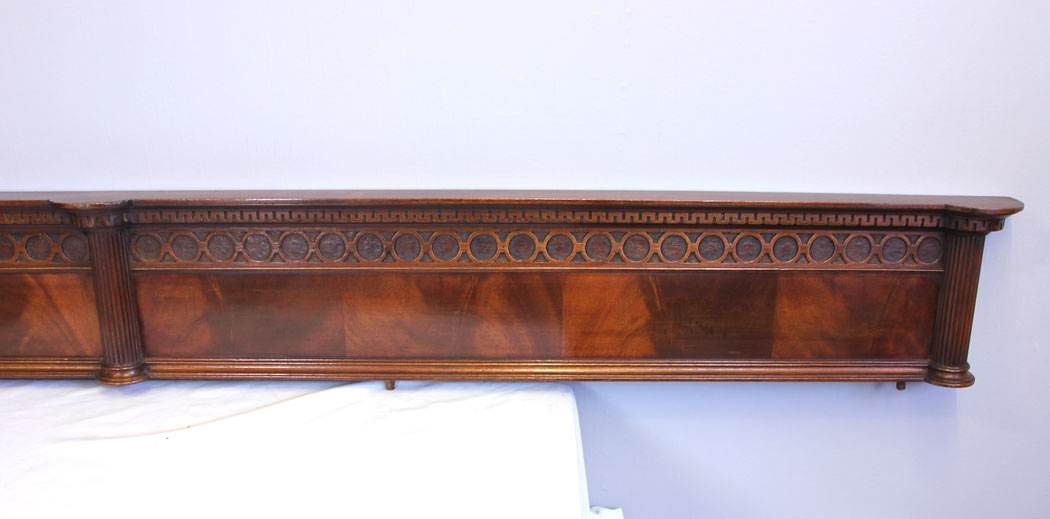 11941r4 Antique Mahogany Decorative Pediment,