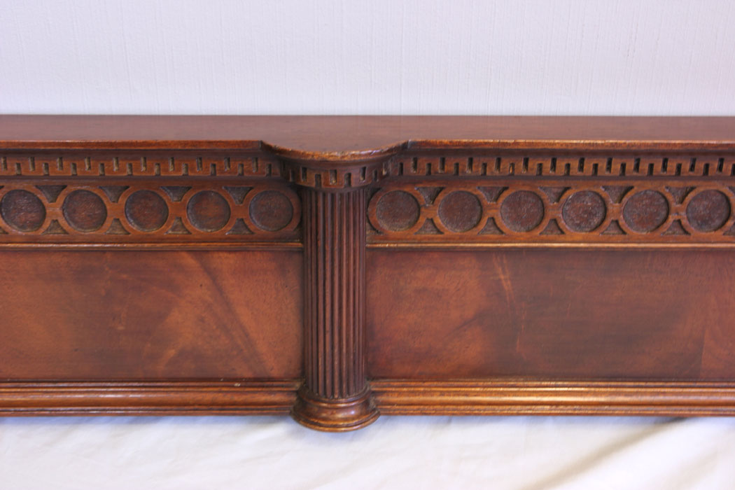 11941r6 Antique Mahogany Decorative Pediment,
