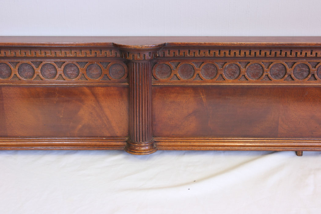 11941r8 Antique Mahogany Decorative Pediment,