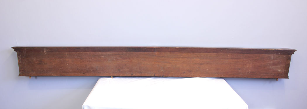 11941r9 Antique Mahogany Decorative Pediment,