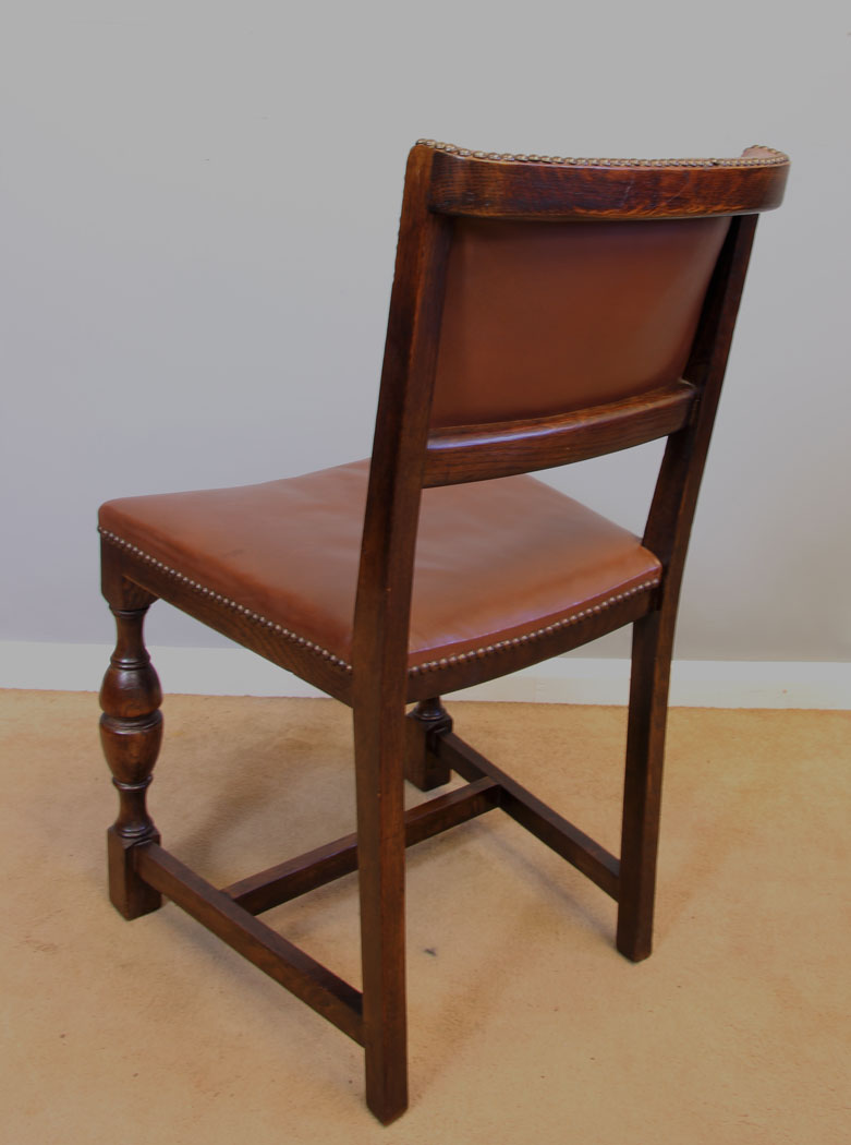 11987r12 Set Four Antique Dining Chairs,
