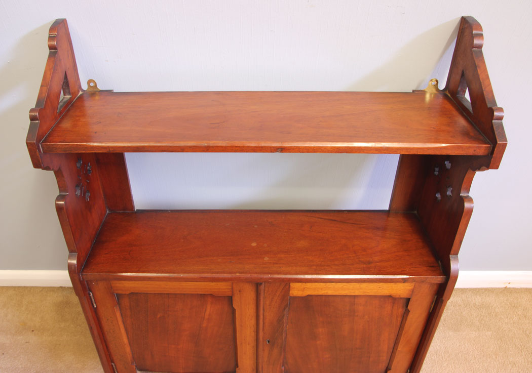 12064r4 Antique 19th Century Mahogany Wall Cabinet,